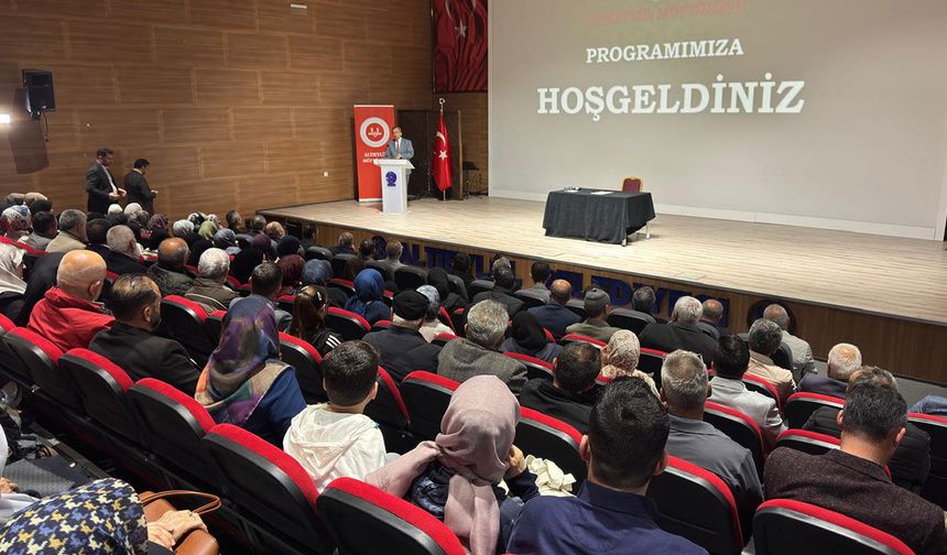 Altıeylül'de "Evim, Dünyadaki Cennetim" konferansı düzenlendi