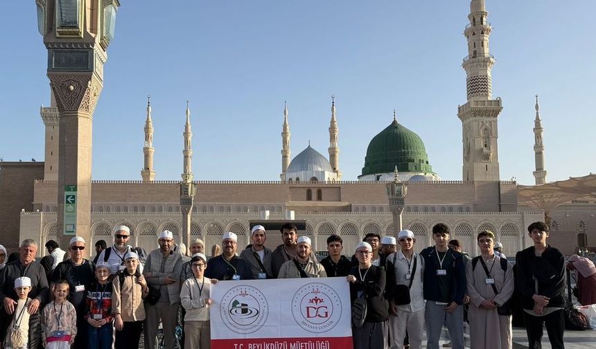 Beylikdüzü’nden gençler mübarek toprakları ziyaret etti