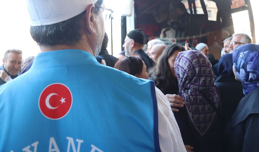 Çankırı'da hacı adayları uğurlandı