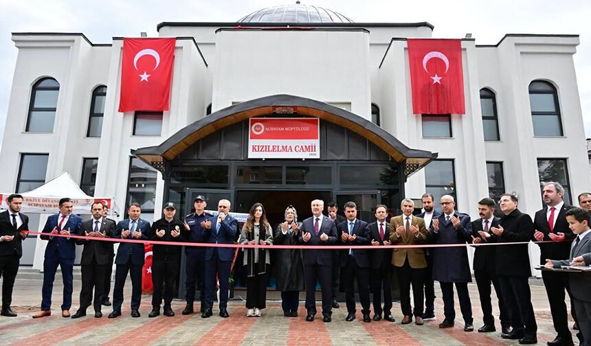 DENİZLİ'DE KIZILELMA CAMİİ AÇILDI