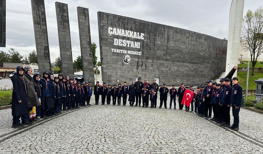 Düzceli izciler "57. Alay Milli Bilinç" kampında