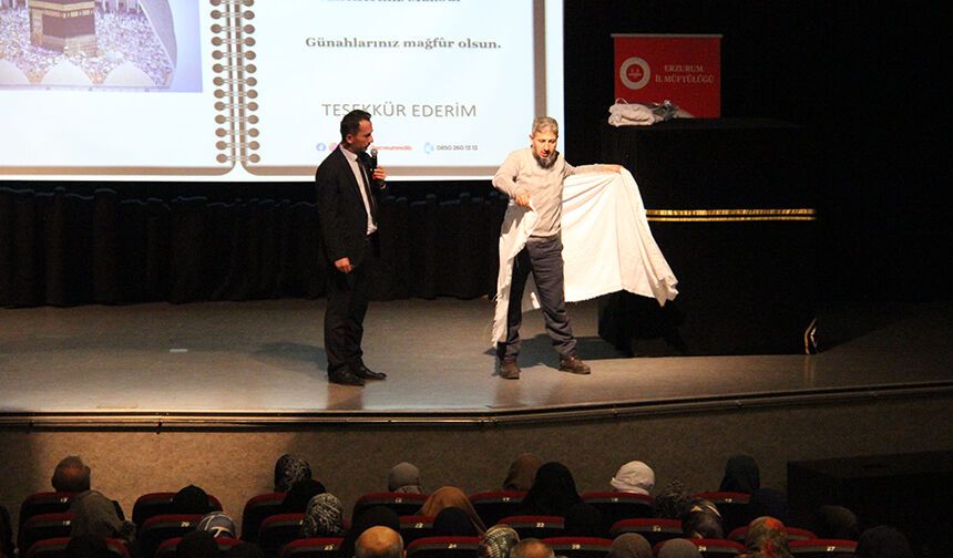 Erzurum'da hacı adayları mübarek topraklara hazırlanıyor