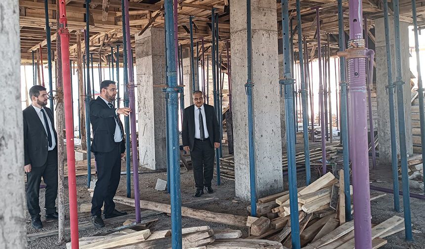 Aralık Müftülük Binası inşası sürüyor