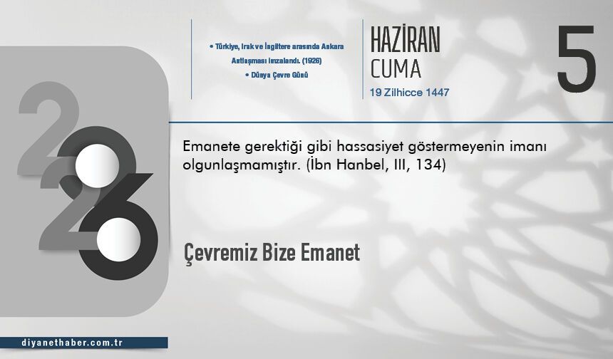 Çevremiz Bize Emanet