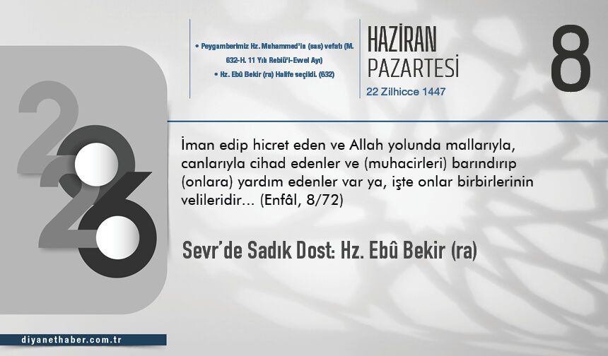 Sevr’de Sadık Dost: Hz. Ebû Bekir (ra)