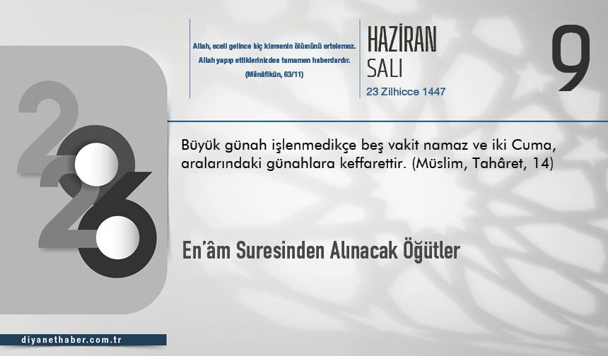 En’âm Suresinden Alınacak Öğütler