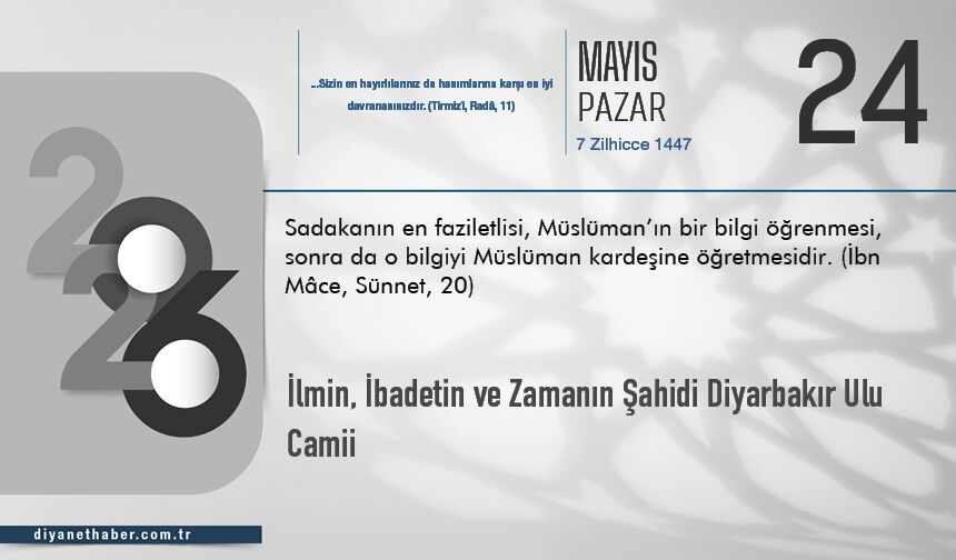 İlmin, İbadetin Ve Zamanın Şahidi Diyarbakır Ulu Camii