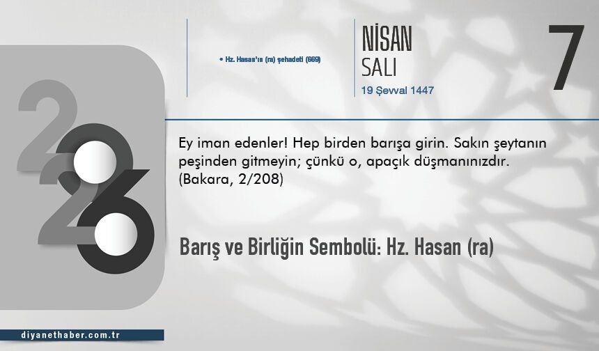 Barış ve Birliğin Sembolü: Hz. Hasan (ra)