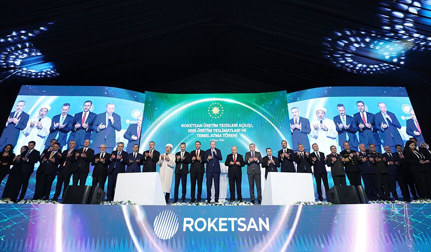 ROKETSAN ÜRETİM TESİSLERİ DUALARLA AÇILDI