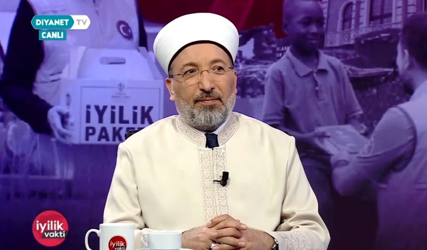 Diyanet İşleri Başkanı Prof. Dr. Arpaguş, "İyilik Vakti" programına konuk oldu