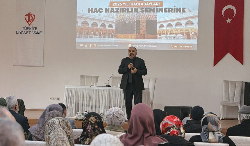 Zonguldak'ta hac eğitim seminerleri tamamlandı