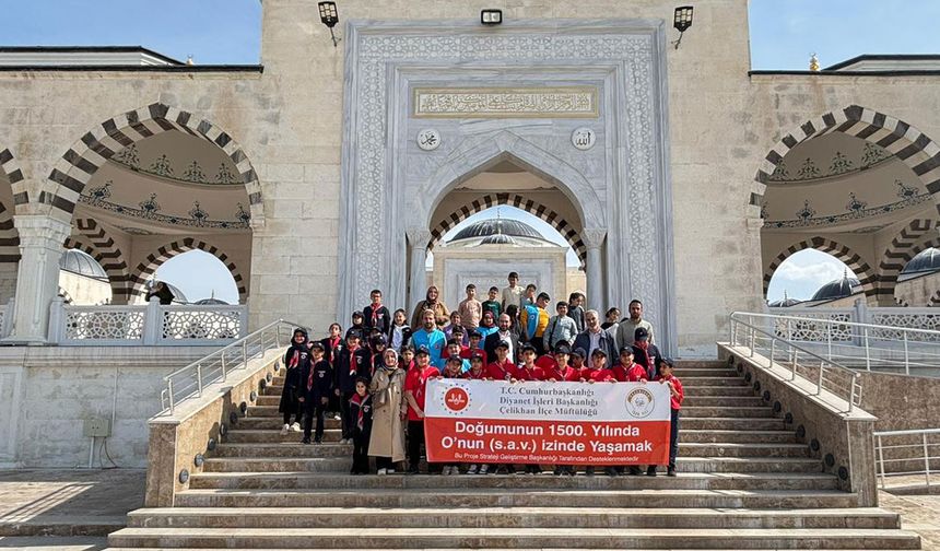 Çelikhan'da gençler peygamber izinde