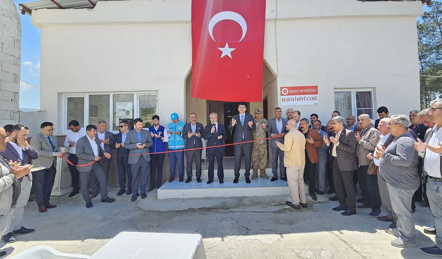 Beşenli Köyü Camii dualarla açıldı