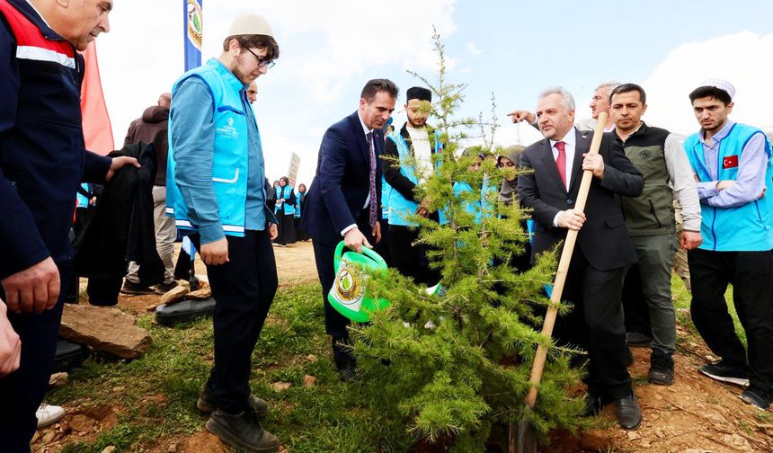 BİTLİS'TE İYİLİK FİDANLARI TOPRAKLA BULUŞTU