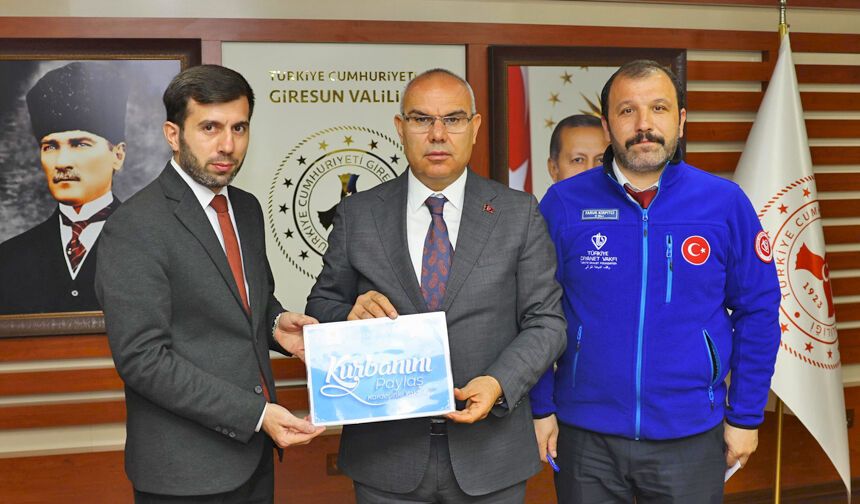 Giresun Valisi Koç, kurban vekaletini TDV’ye verdi