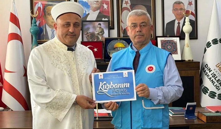 KKTC DİN İŞLERİ BAŞKANI MORAL'DAN TDV'YE DESTEK