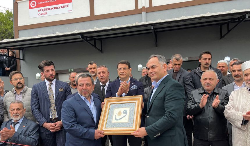 Küçükhacıbey Köyü Camii açıldı