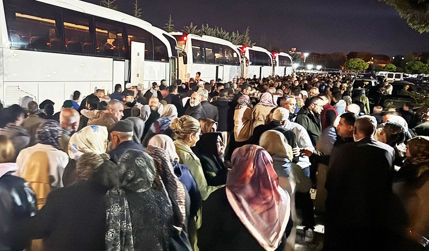 Malatyalı hacı adayları kutsal topraklara uğurlandı