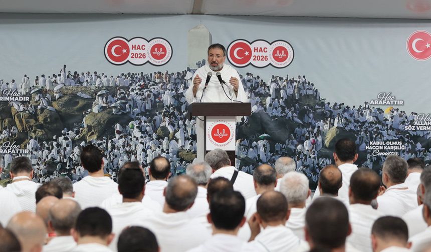 MİLYONLARCA MÜSLÜMAN ARAFAT'TA VAKFEYE DURDU