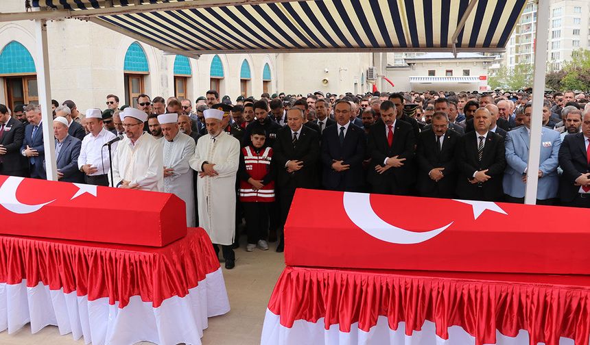 Tekirdağ'da şehit polislerin cenaze namazı kılındı