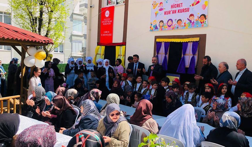 Çorum'da "Üç Nesil El Ele: Kültürel Terapi ve Çiğdem Şenliği" düzenlendi