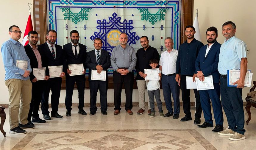 Adana'da "Talim ve Tashih-i Huruf Kursu" tamamlandı