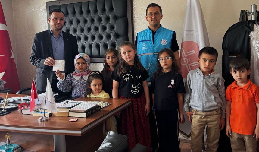 Kıbrıscıklı miniklerden anlamlı yardım