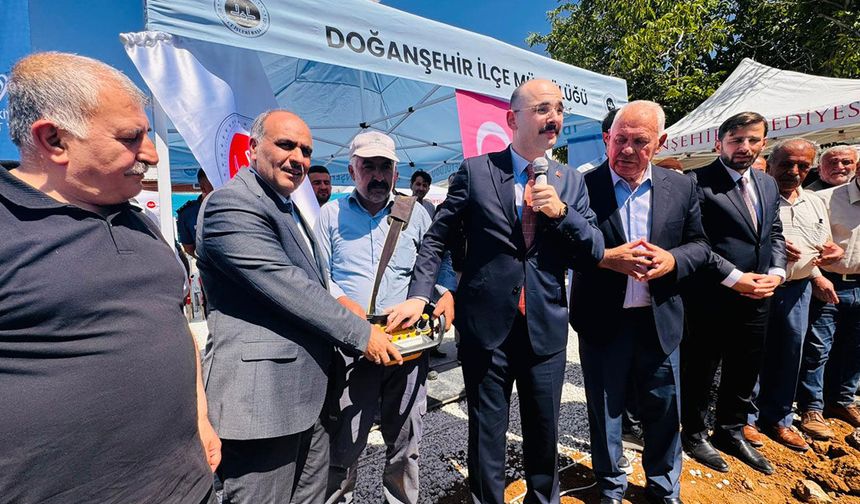 Doğanşehir Kurucaova Merkez Camii'nin temeli atıldı
