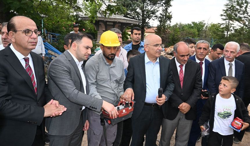 Yeşilyurt Cafana Camii'nin temeli atıldı