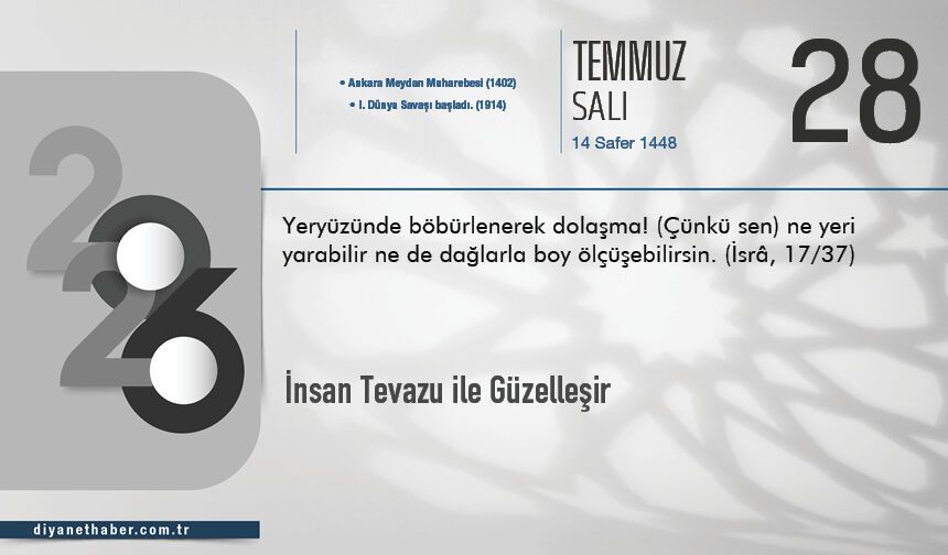 İnsan Tevazu ile Güzelleşir