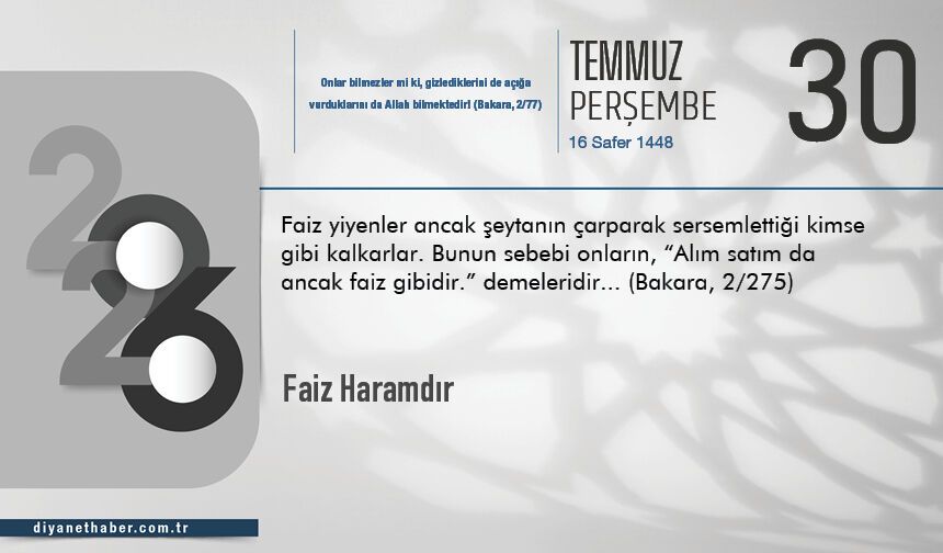 Faiz Haramdır