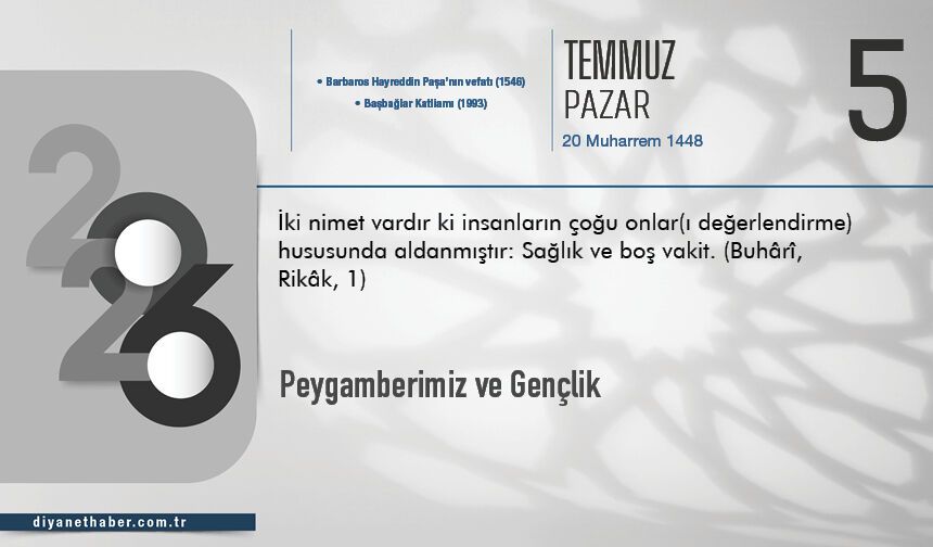 Peygamberimiz ve Gençlik
