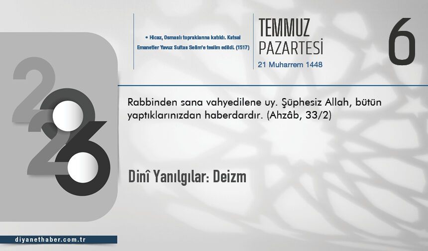 Dinî Yanılgılar: Deizm