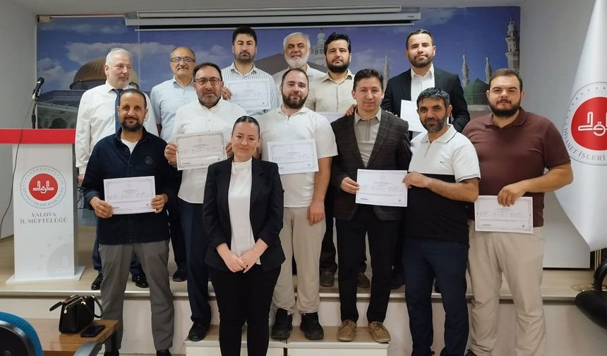 Yalova'da din görevlileri işaret dili öğrendi