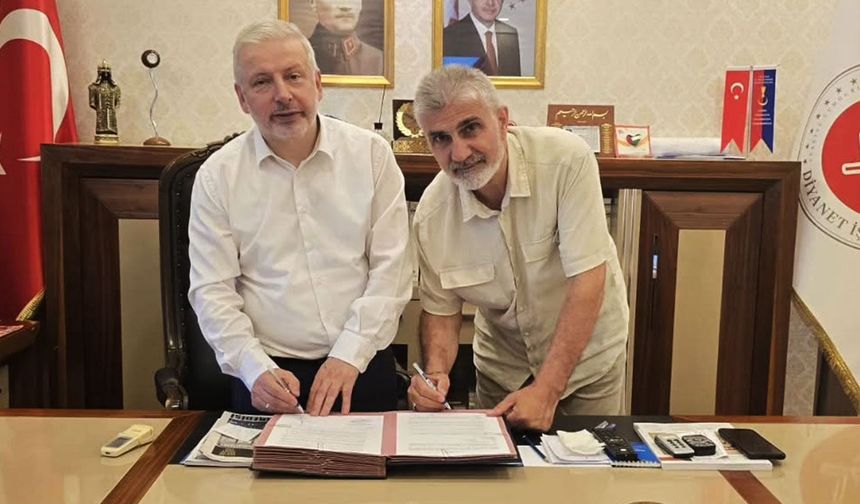 Yalova'da cami yapımı için protokol imzalandı