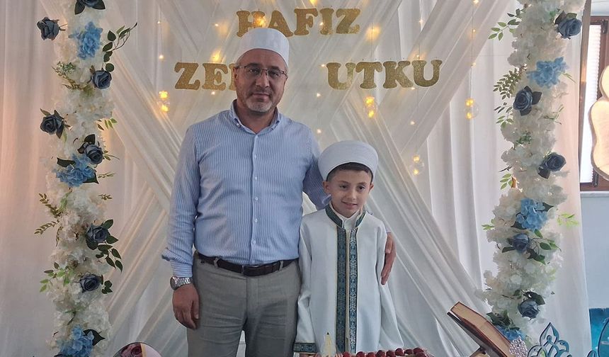 ÖRGÜN EĞİTİMLE 7 AYDA HAFIZ OLDU