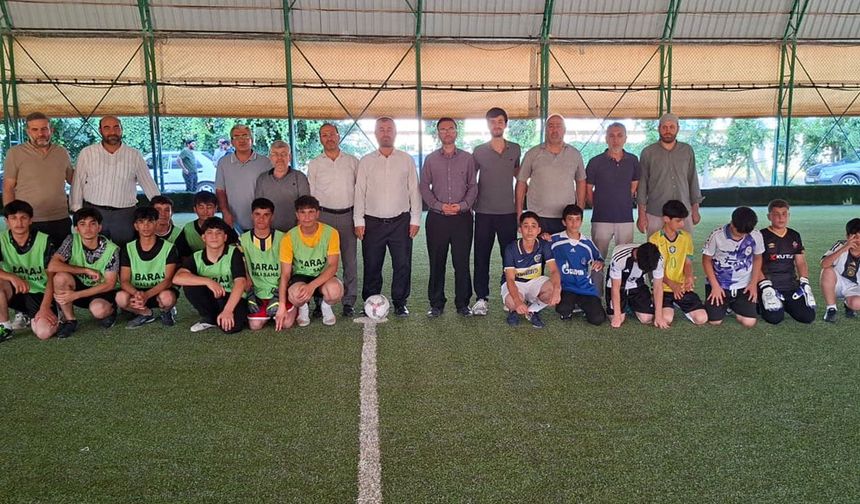 Kahta'da Yaz Kur’an Kursları arası futbol turnuvası başladı
