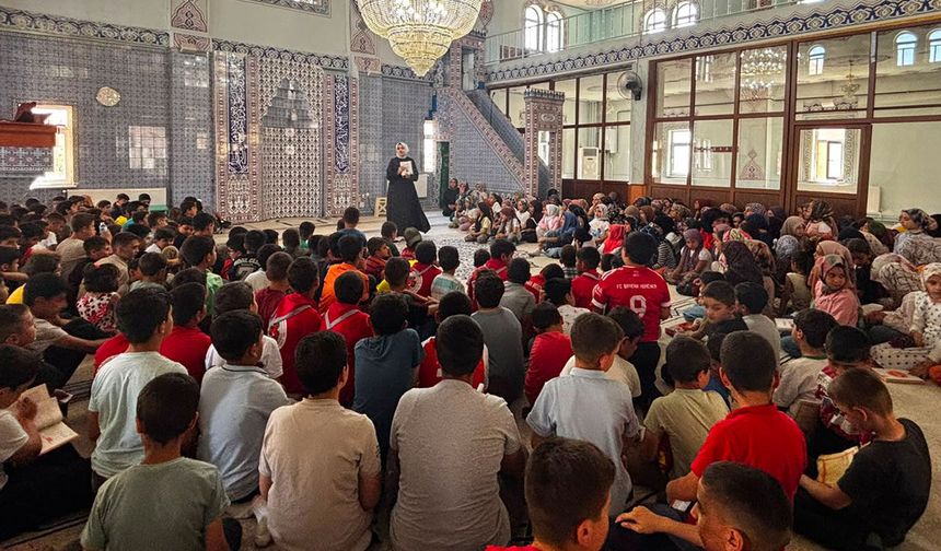 Çelikhan'da "camide yazar çocuk buluşması" gerçekleştirildi