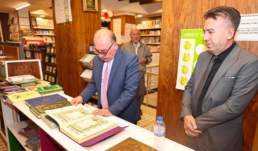 Vali Çalgan’dan TDV Çorum Kitabevine ziyaret