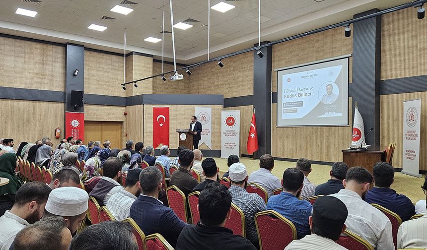Mahallin din görevlileri Kudüs için bir araya geldi
