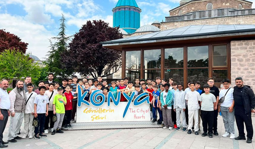 Çankırılı hafızlar Konya'yı gezdi