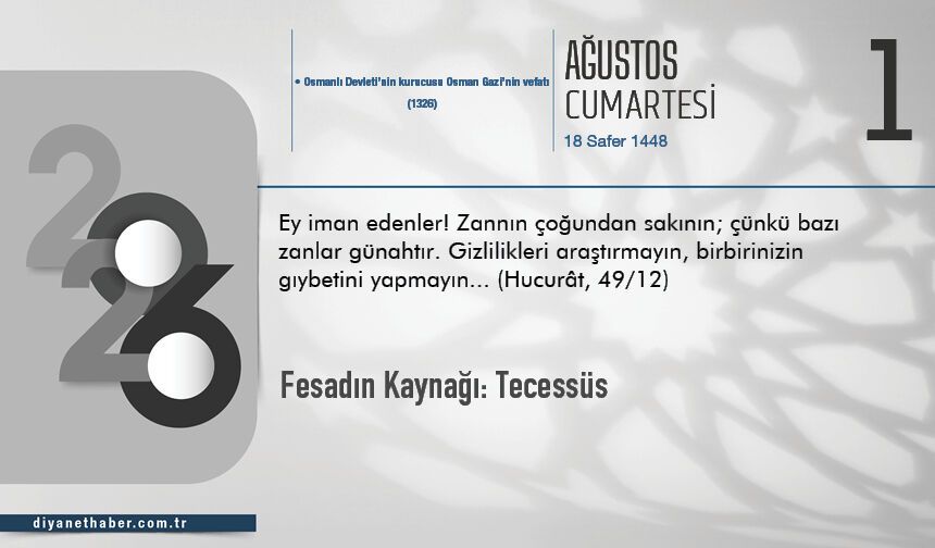 Fesadın Kaynağı: Tecessüs