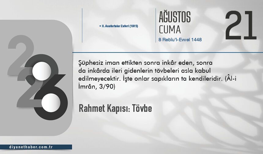 Rahmet Kapısı: Tövbe