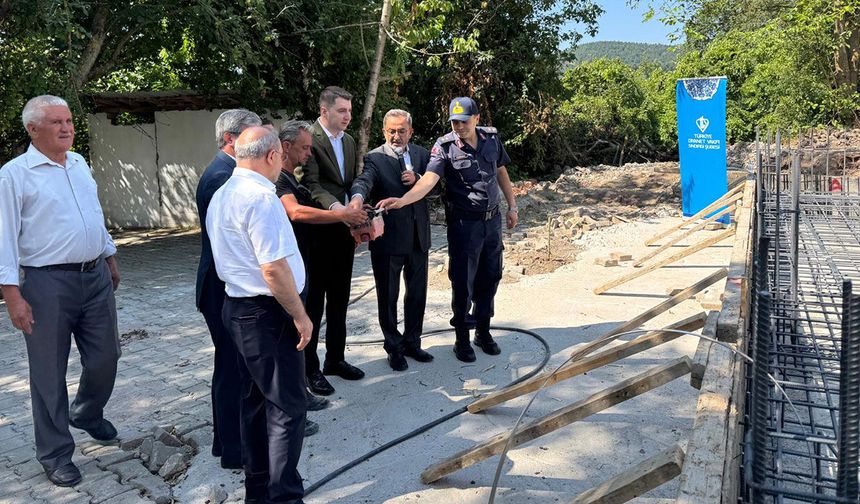 Sındırgı Sinandede Mahallesi Camii temeli atıldı