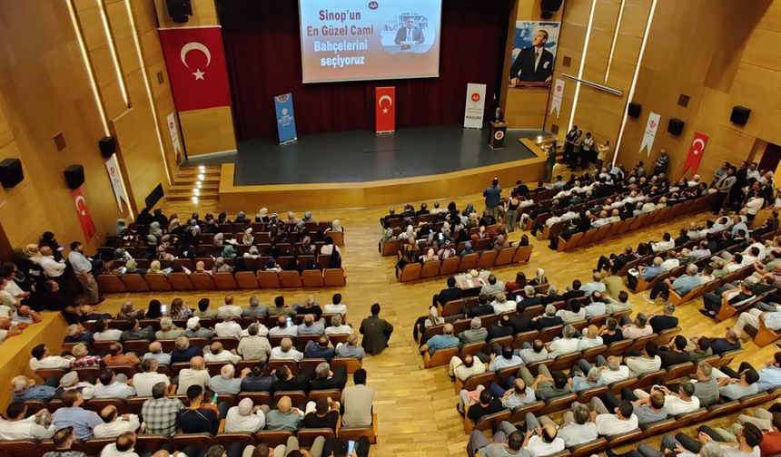 SİNOP'TA EN GÜZEL CAMİ BAHÇELERİ SEÇİLDİ