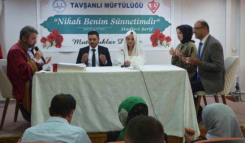 Tavşanlı'da "iki insan bir hayat" oldu