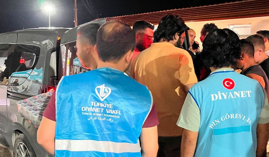 TDV EKİPLERİNDEN ORMAN YANGINIYLA MÜCADELEYE DESTEK