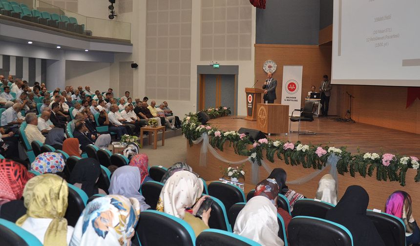 Balıkesir’de "Peygamberimiz ve Güzel Ahlak" konferansı