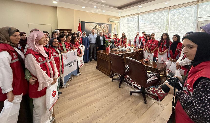 Damla Gönüllüleri Iğdır İl Müftülüğünü Ziyaret Etti