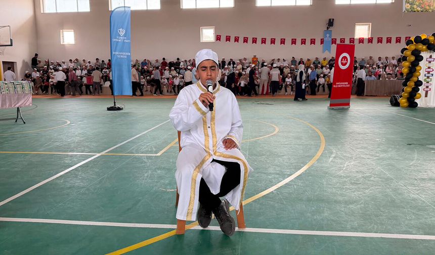 Doğanşehir’de Yaz Kur’an Kursları Kapanış Programı Düzenlendi